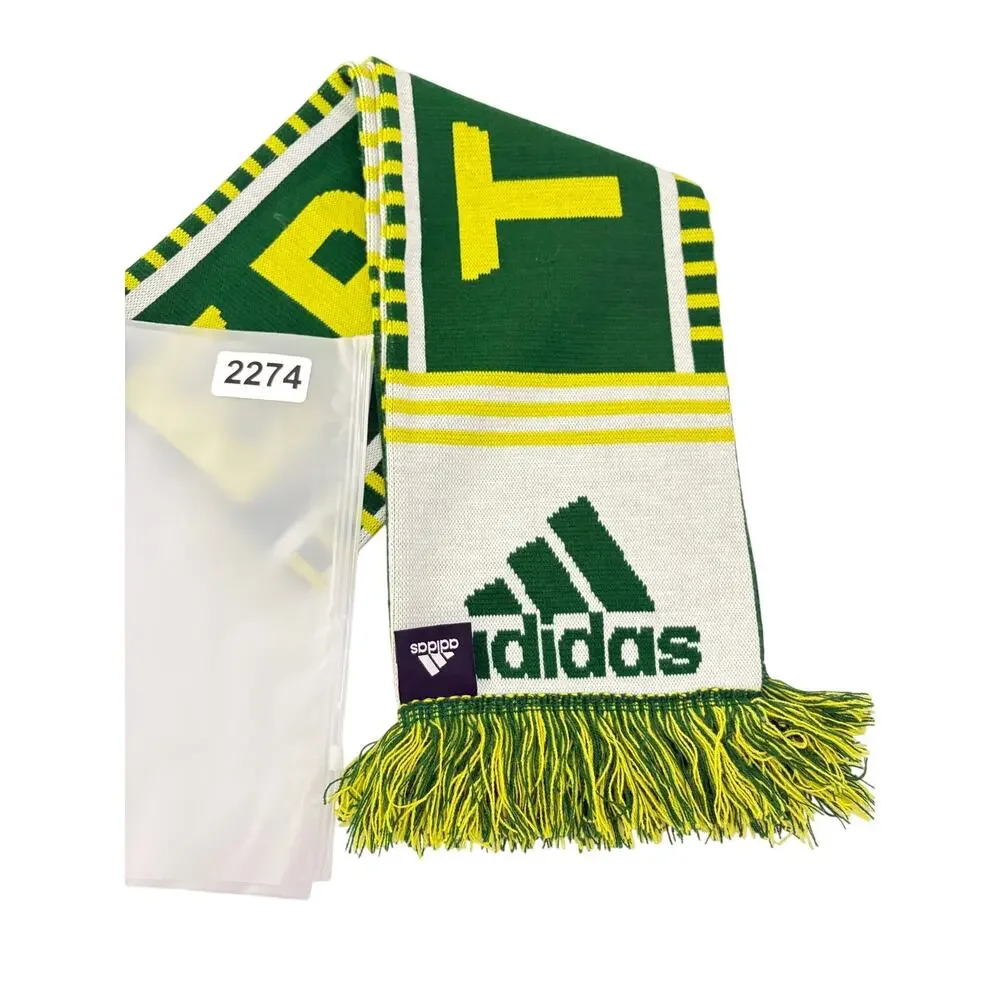 Official Adidas Portland Timbers MLS Soccer Fan Scarf 55” Authentic Team Gear